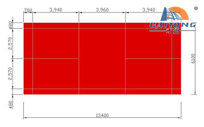 羽毛球场标准尺寸图片1